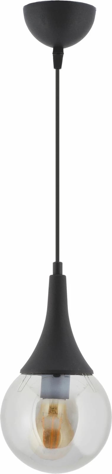 Llambë tavani Opviq, trup plastik, ngjyrë e zezë, 20315