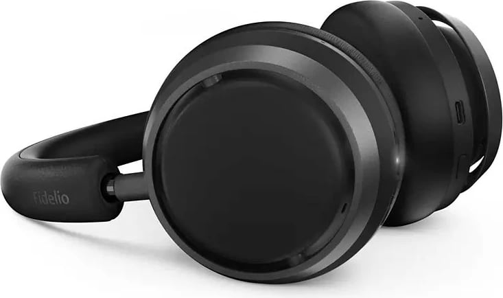 Kufje Philips Fidelio L4/00, wireless, me anulim zhurme, të zeza