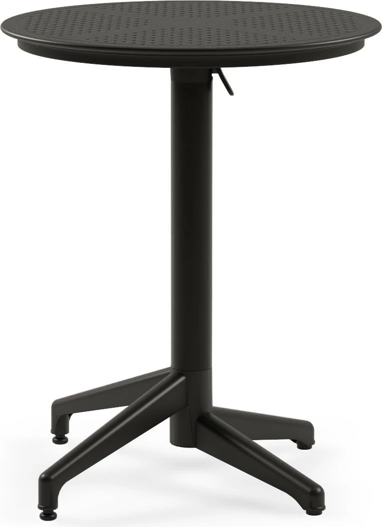 Tavolinë palosëse Skye Decor, Moon, e zezë, Ø60 V2 F