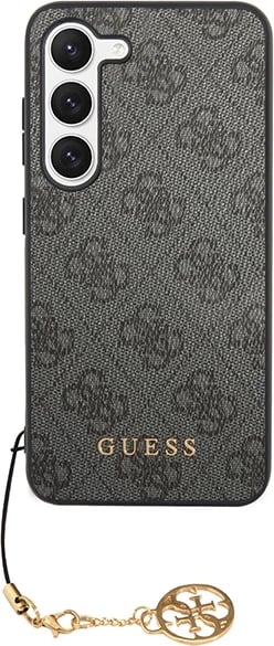 Mbështjellës Guess 4G Charms Collection për Samsung Galaxy A35, i zi