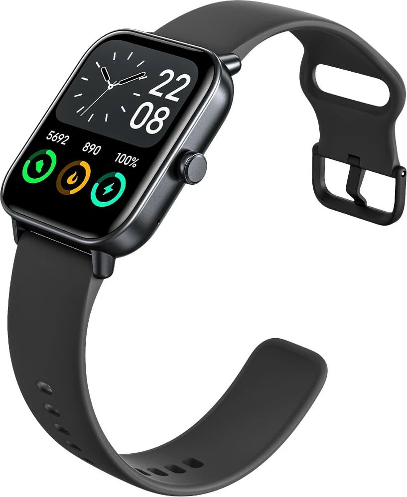 Smartwatch Beafon 101, GPS, 1.8", 300 mAh, IP68, Ngjyrë e zezë-gri