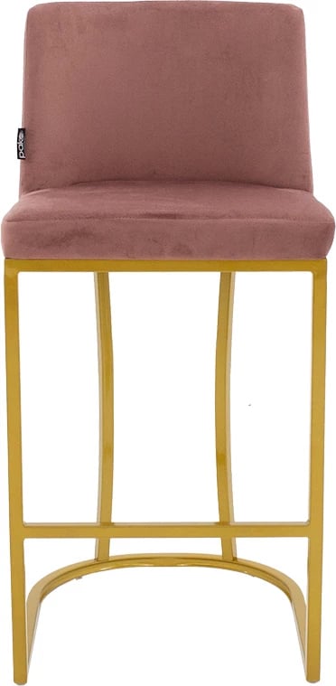 Karrige për bar mesatare Impartial I këmbë metali ngjyrë ari-kadife mollë e kalbur