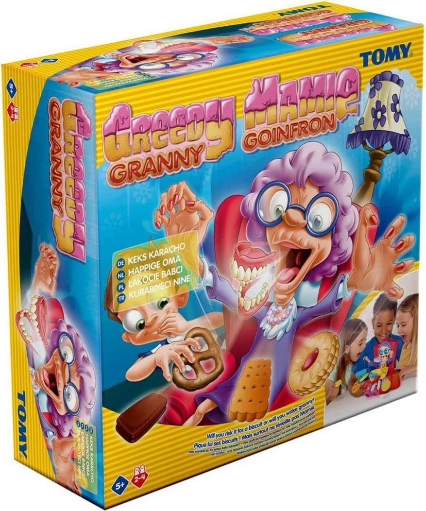 Lojë arcade TOMY GREEDY GRANNY, Multikolor