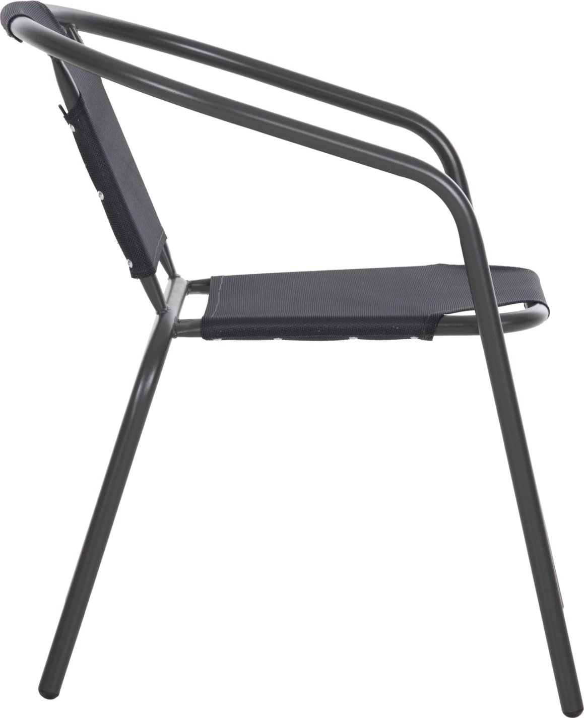 Karrige për jashtë LEDAN FH5977.01 metal & textilene, ngjyrë gri, 55x58x72H cm