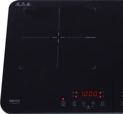 Pianurë induksioni dy-zonëshe, Adler CR 6514, 3500W, LCD, 10 nivele, timer 180 min, bllokim fëmijësh, e zezë Pianurë induksioni dy-zonëshe, Adler CR 6514, 3500W, LCD, 10 nivele, timer 180 min, bllokim fëmijësh, e zezë