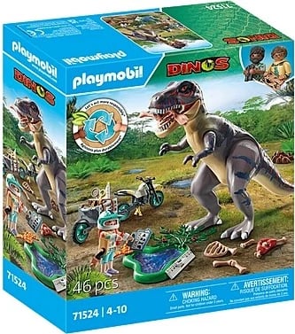 Set lodrash Playmobil Dinos 71524 In Search of T-Rex, 46 pjesë