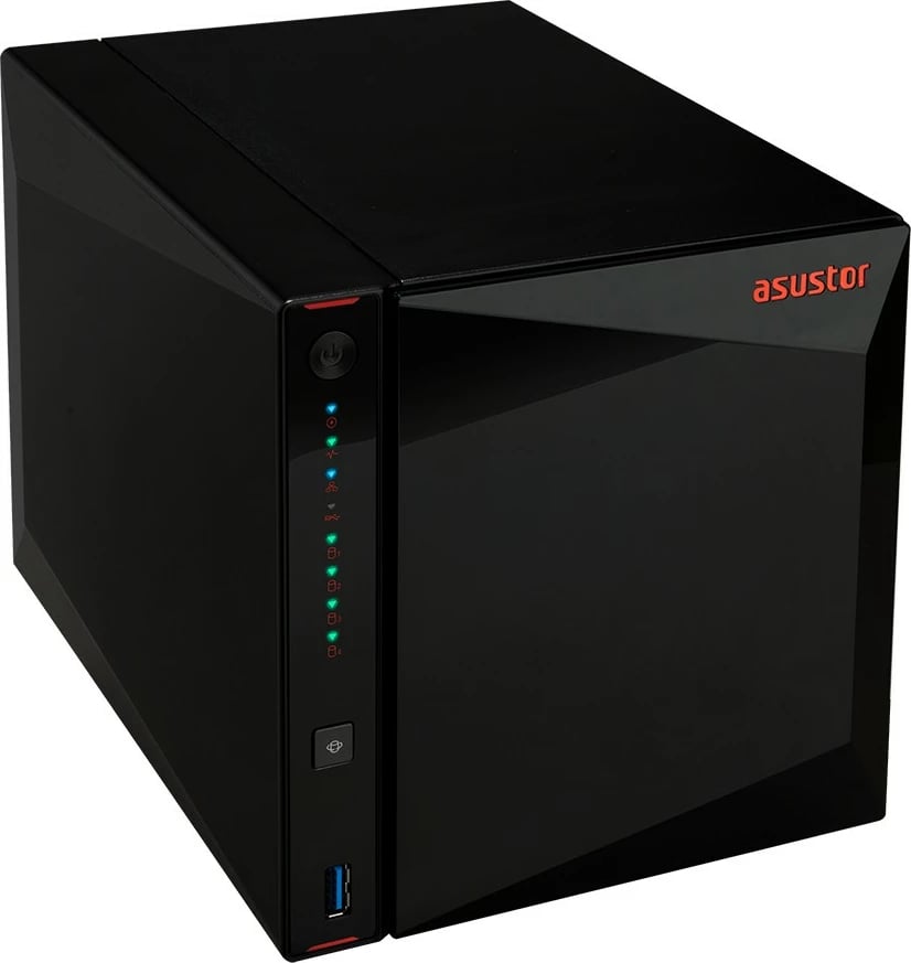 NAS Asustor Nimbustor 4 AS5304T, Intel Celeron J4105, 4 GB DDR4, e zezë