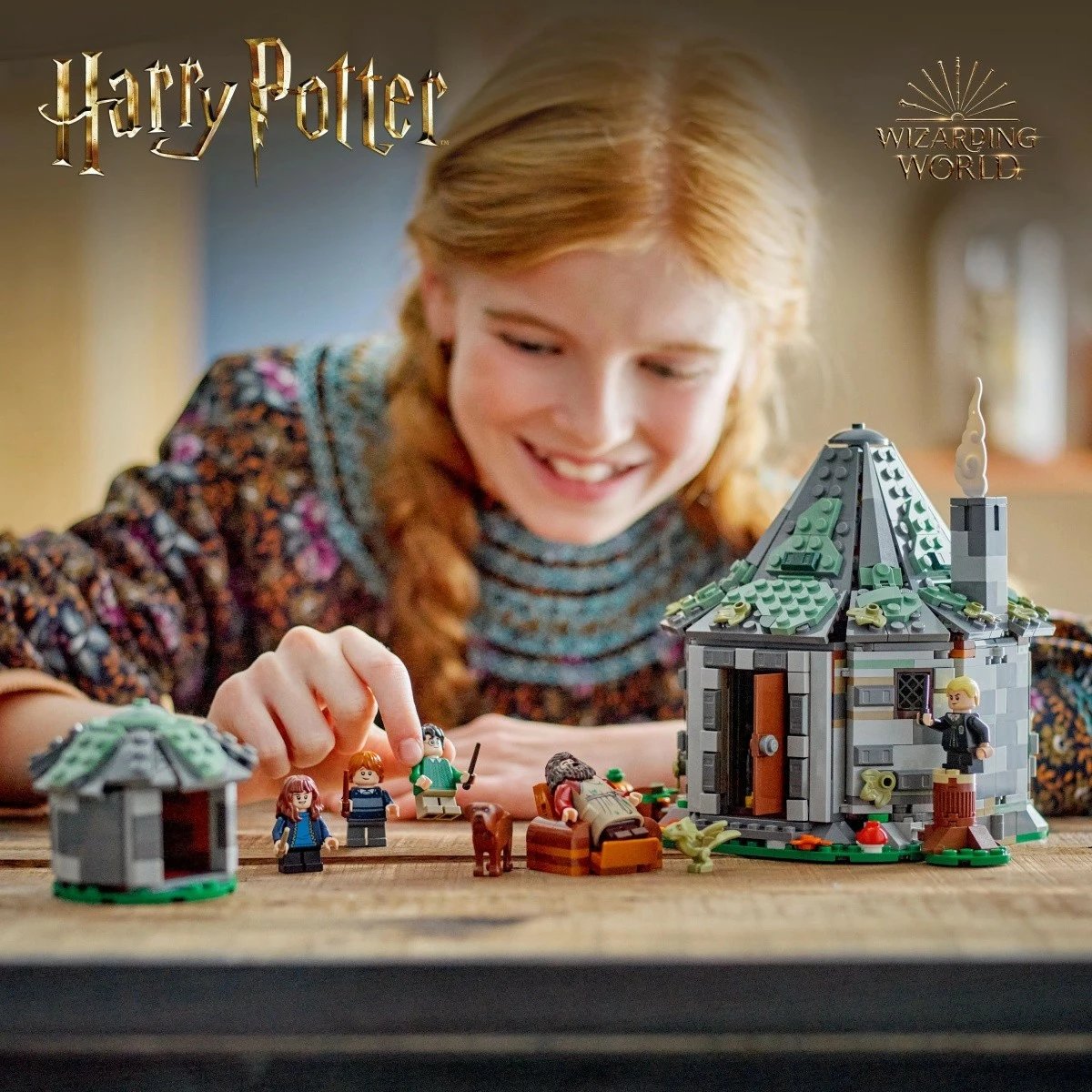 Set LEGO Harry Potter Hagrid's Hut: Unexpected Visit 76428, 896 pjesë, plastikë