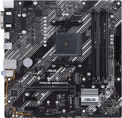 Pllakë amë Asus PRIME B550M-K 90MB14V0-M0EAY0 AM4 microATX PCIe 4.0 M.2 e zezë