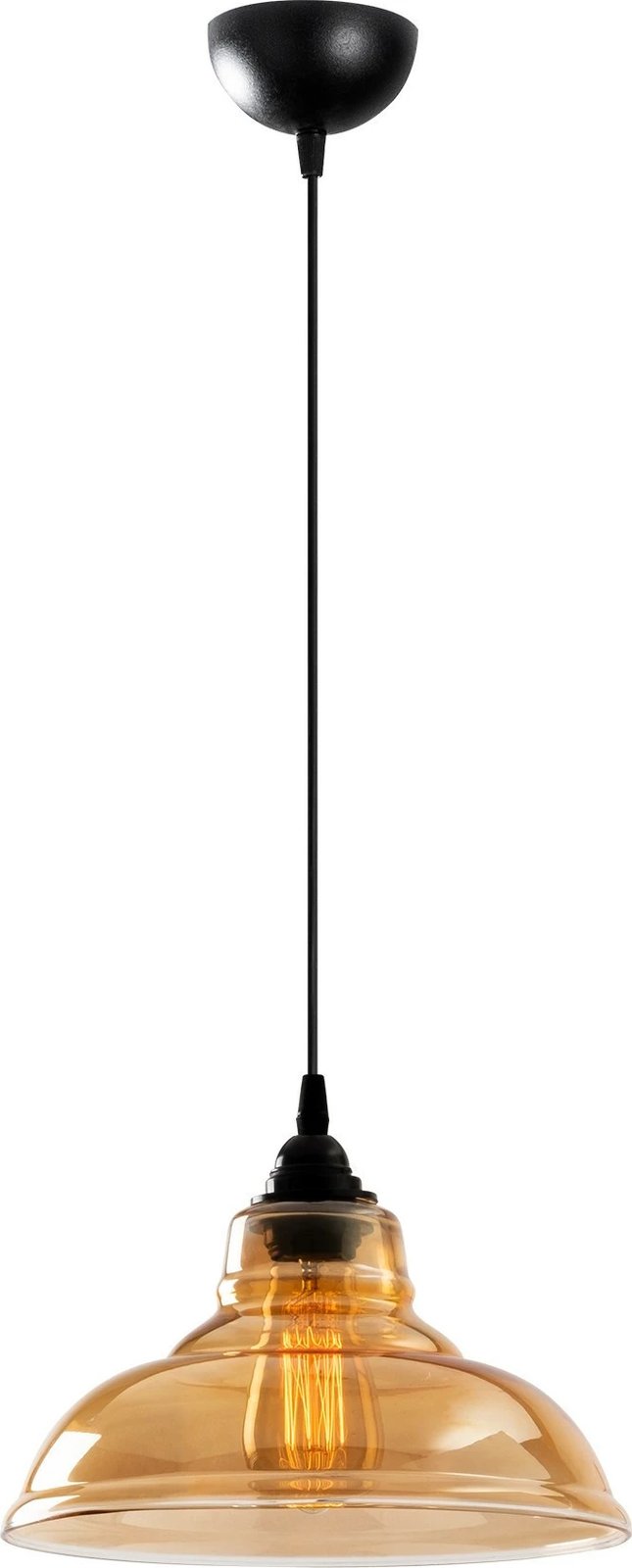 Llambë tavani Opviq, Dilberay - 327-S, ngjyrë e zezë, 28x28cm