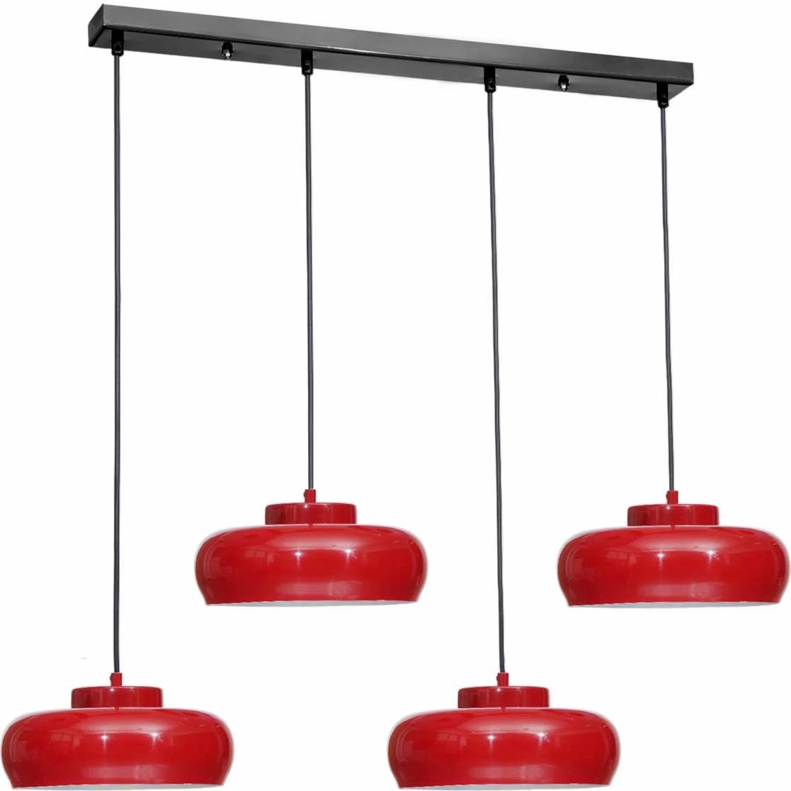 Llambë tavani Opviq, 9029-6, metalike, e kuqe dhe e zezë