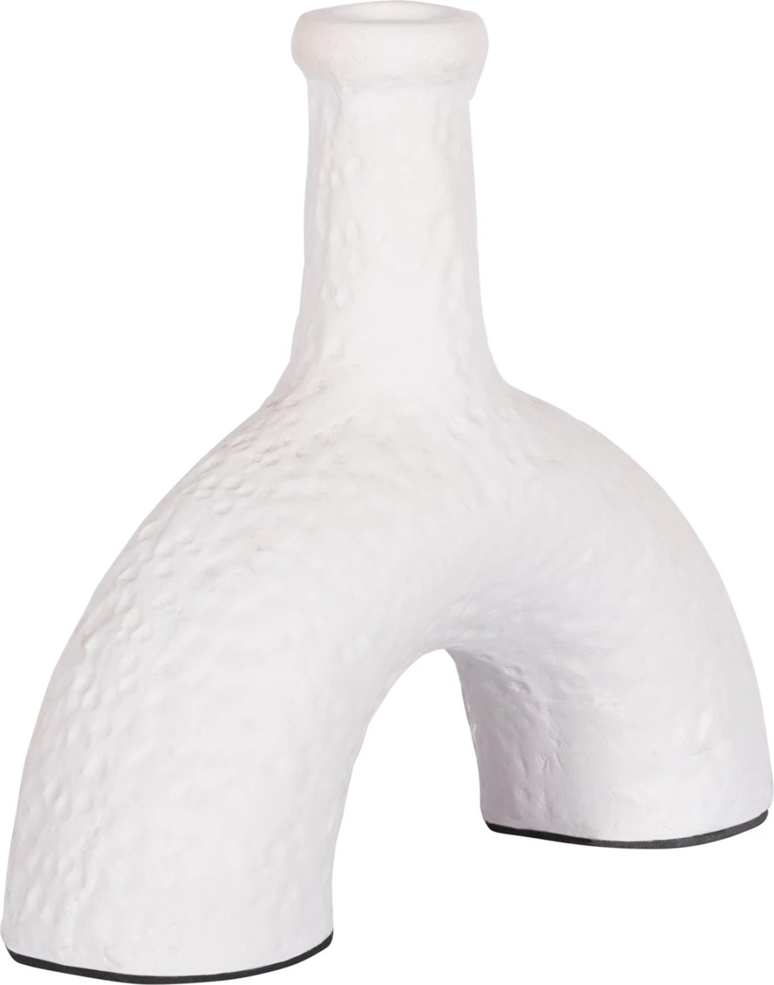 Vazo dekorative CLAYVON FH4403 terrakota, ngjyrë e bardhë, 23.5x7.5x21 cm.