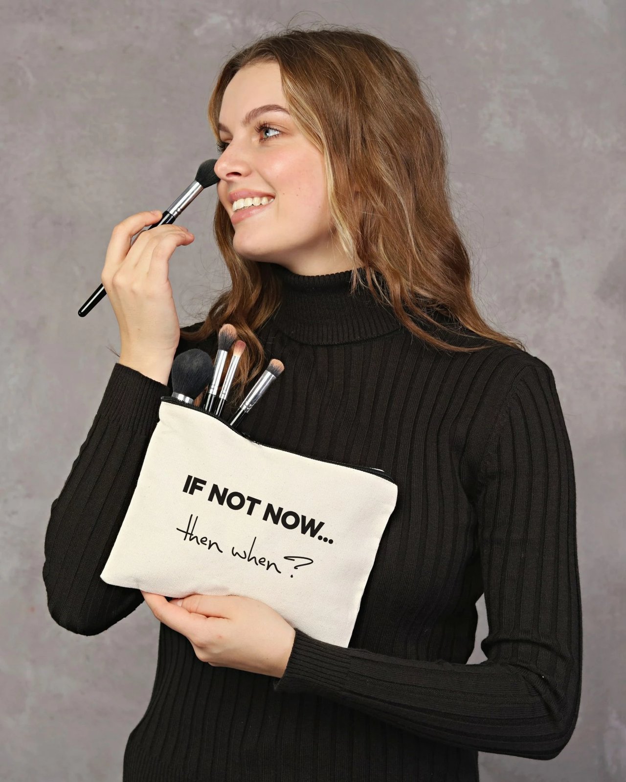 Çantë për make-up Zoozie Bags, krem, 25x18cm, 0689