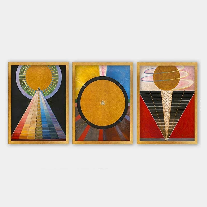 Pikturë dekorative me kornizë (3 copë), Wallity, 3AC_UN10080921_3545