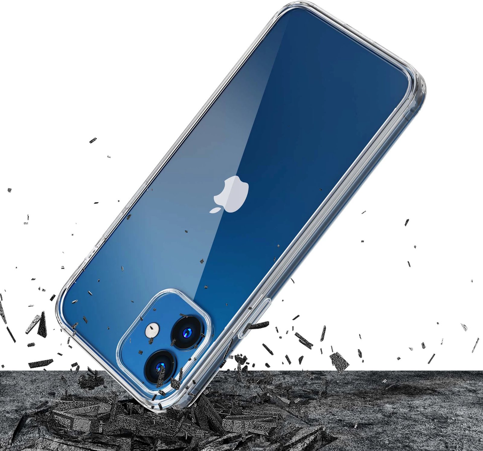 Mbështjellës transparent për celular 3mk Protection Clear Case për iPhone 12 mini