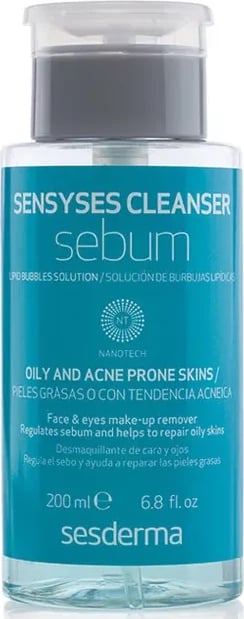 Pastrues fytyre & heqës grimi Sesderma Sensyses Cleanser Sebum 200ml