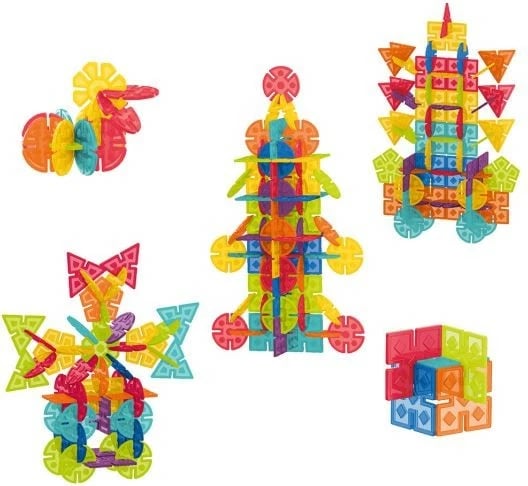 Set blloqe ndërtimi ASKATO Little Genius, 224 elemente, shumëngjyrëshe