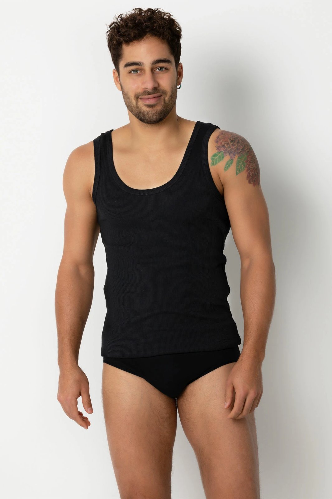 Fanellë e brendshme për meshkuj, Jumeon, e zezë, XXL, 001-021005