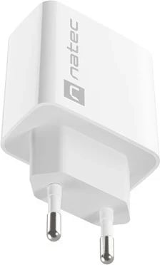 Karikues rrjeti NATEC Ribera USB-A 18W, i bardhë