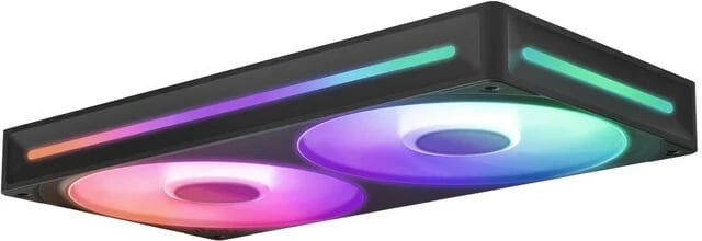 Ventilatorë kompjuteri NZXT F240 RGB Core PWM, 240mm, 2x12cm, i zi