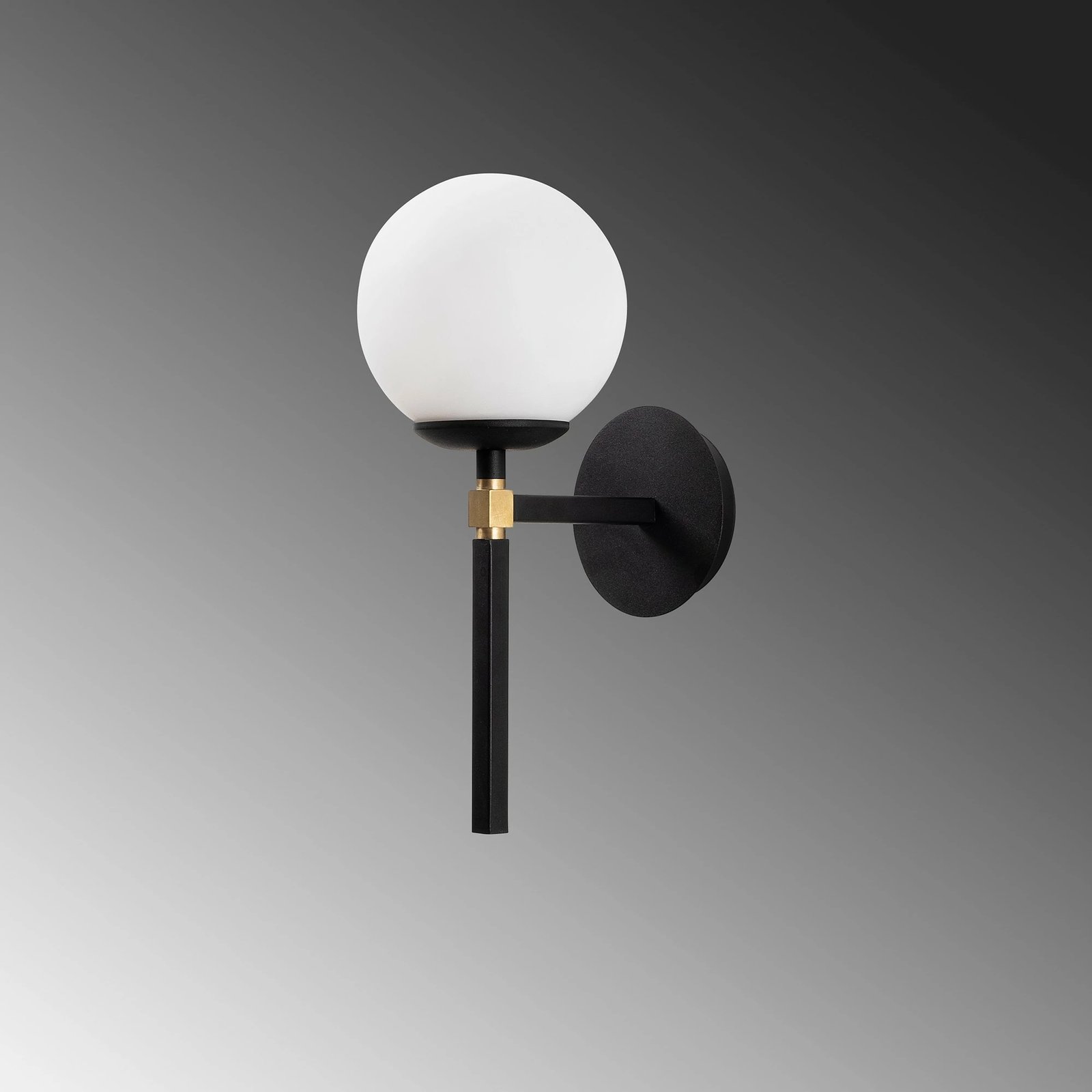 Llambë muri Opviq, Gondol - 3041, e zezë dhe e bardhë