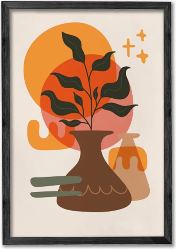 Pikturë dekorative me kornizë (3 copë), Wallity, Ersy3Syhcrv20