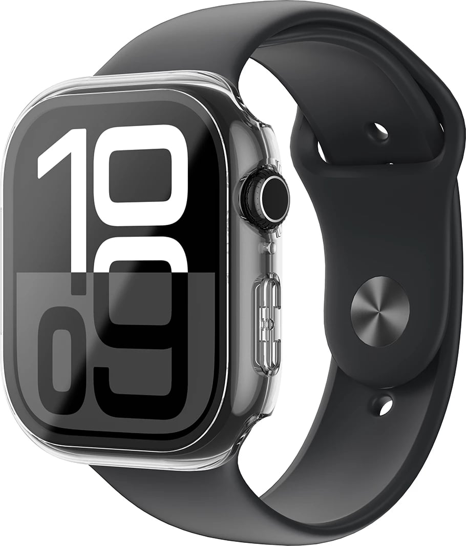 Mbështjellës AmazingThing Radix Glass për Apple Watch 46mm, Transparent