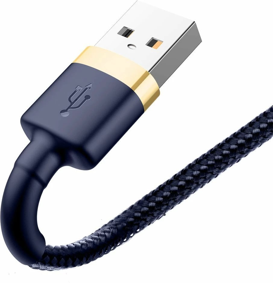 Kabllo Baseus Cafule CALKLF-CV3, USB-A në Lightning, 2m, 1.5A, Blu-Ari