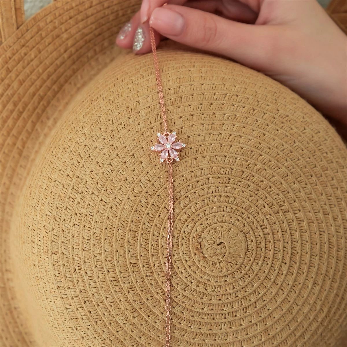 Byzylyk argjendi, ngjyrë rozë e bardhë, Jumeon, NRZ99109