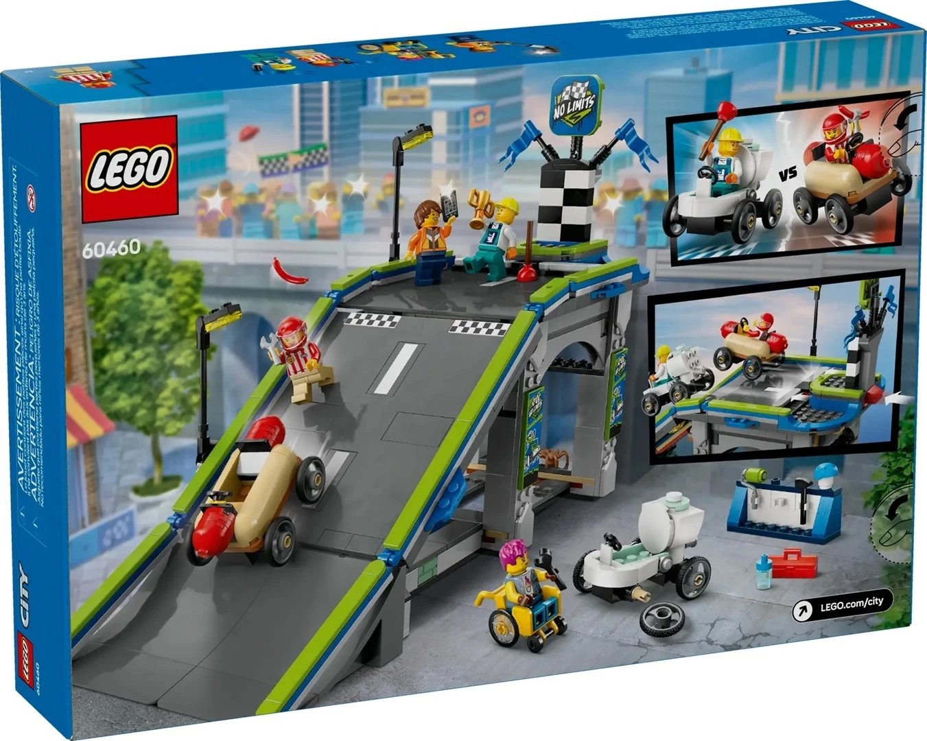 Set LEGO City 60460 No Limits: Race Car Ramp Truck