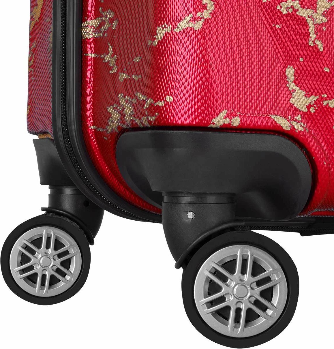 Valixhe udhëtimi e mesme, ngjyrë e kuqe, Zoozie Bags, Wexta Wx-300