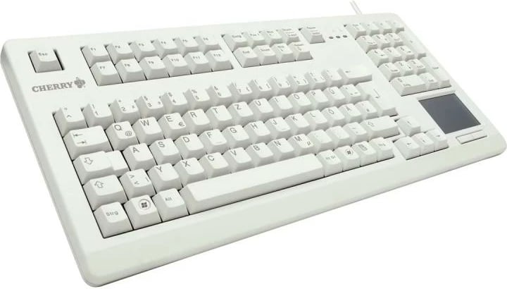 Tastierë Cherry TouchBoard G80-11900 USB me touchpad, QWERTY, gri