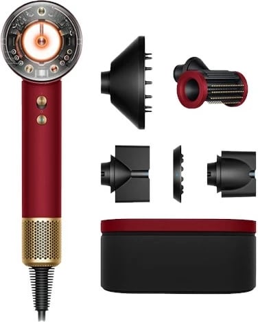 Tharëse flokësh Dyson Supersonic Nural HD16, 1600W, Velvet Red/Gold, EU
