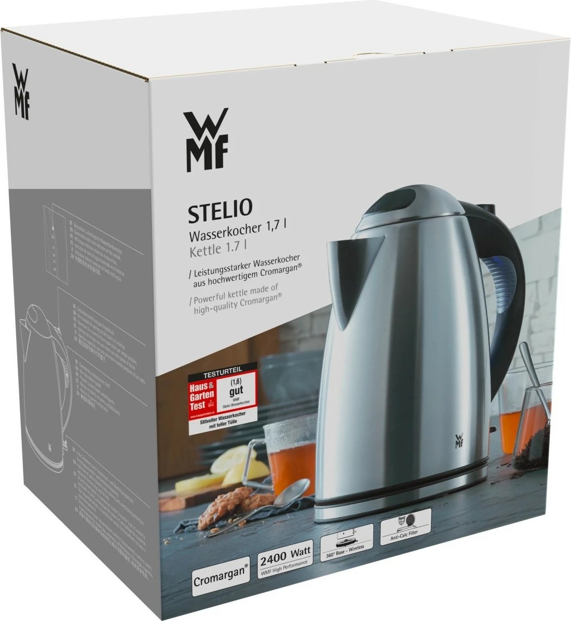 Ibrik elektrik WMF STELIO 1.7L 2400W argjend Ibrik elektrik WMF STELIO 1.7L 2400W argjend
