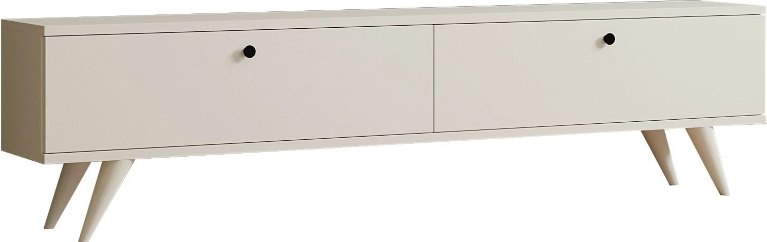 Komodë për TV Skye Decor, Paris, e bardhë