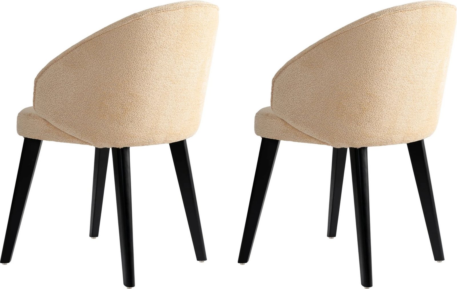 Set karrigesh (2 copë), Skye Decor, Bentley, bezhë, e zezë