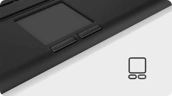 Tastierë KeySonic KSK-5211ELU, me kabllo, LED, QWERTZ, touchpad, e zezë