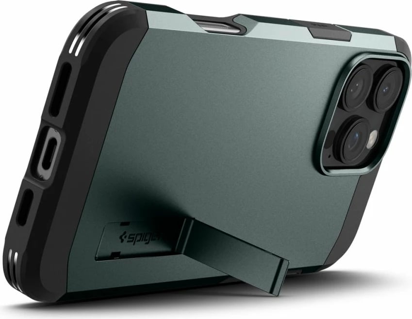Mbështjellës Spigen Tough Armor Mag për iPhone 16 Pro, MagSafe, e gjelbërt