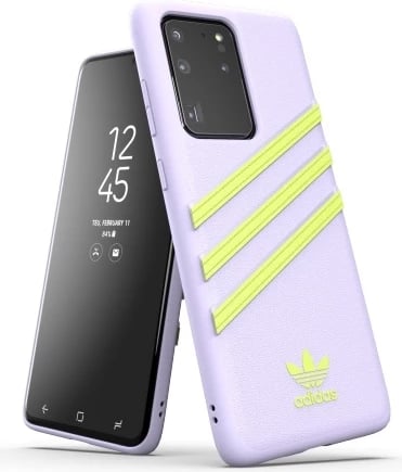 Mbështjellës Adidas OR Moulded Case për Samsung Galaxy S20 Ultra, vjollcë