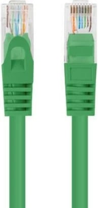 Kabllo patch LAN, Lanberg, PCU5-20CC-0100-G, Cat 5e U/UTP, RJ45 në RJ45, 1 m, jeshile, set 10-copësh
