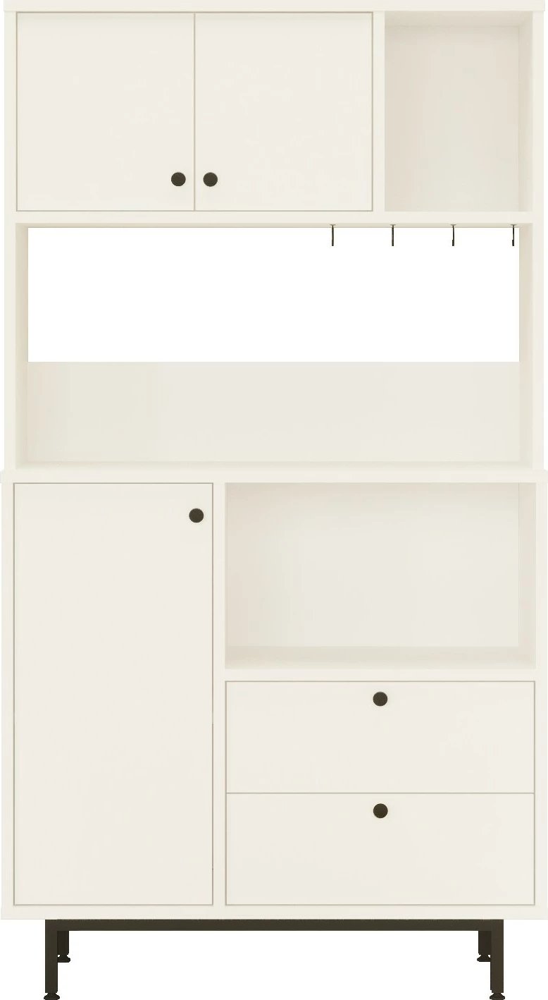 Dollap multifunksional, ngjyrë e bardhë, Skye Decor, RE3-W