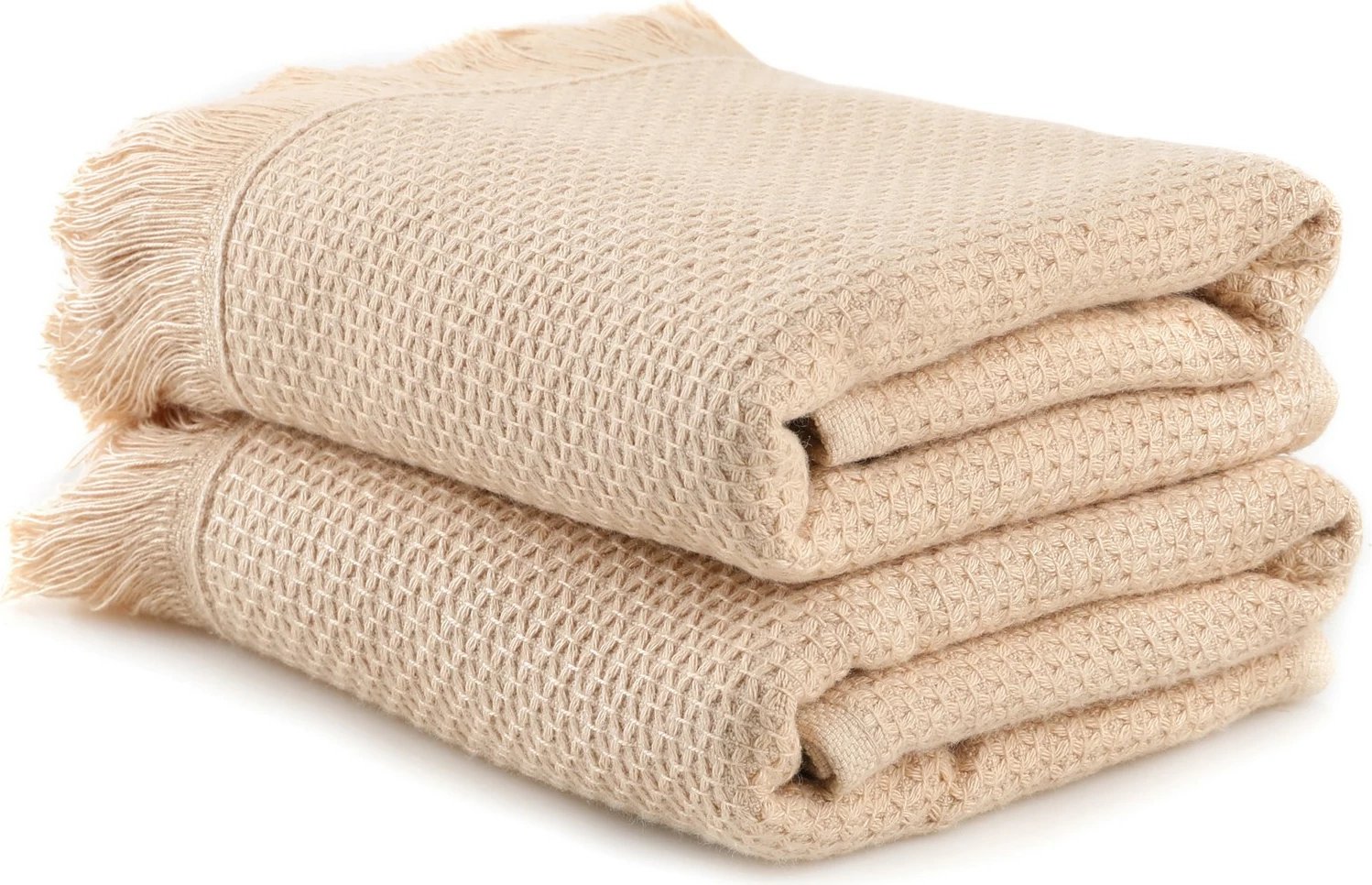 Set peshqirësh për larje (2 copë), Mijölnir, Mia, bezhë e çelët