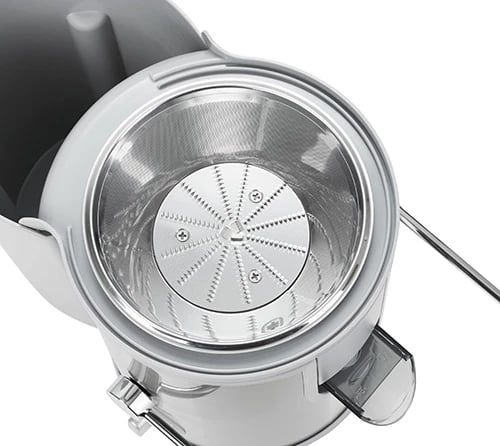 Shtrydhëse frutash-perimesh Adler MS 4126 600W, depozitë lëngu 0.45L, kolektor tulli 1.5L, hyrje 65mm, inox + e zezë