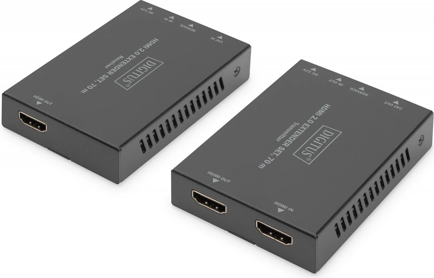 Set zgjatues HDMI Digitus DS-55506, 70m, PoC, 4K 60Hz, i zi