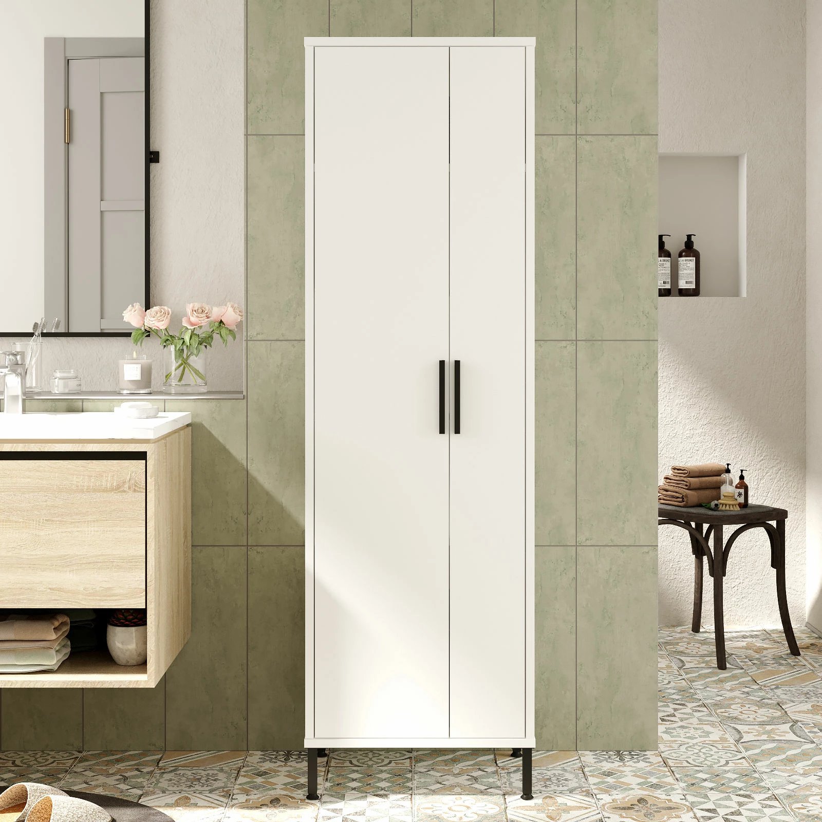 Dollap shumëpërdorimësh Hanah Home, Dy1-W, i bardhë