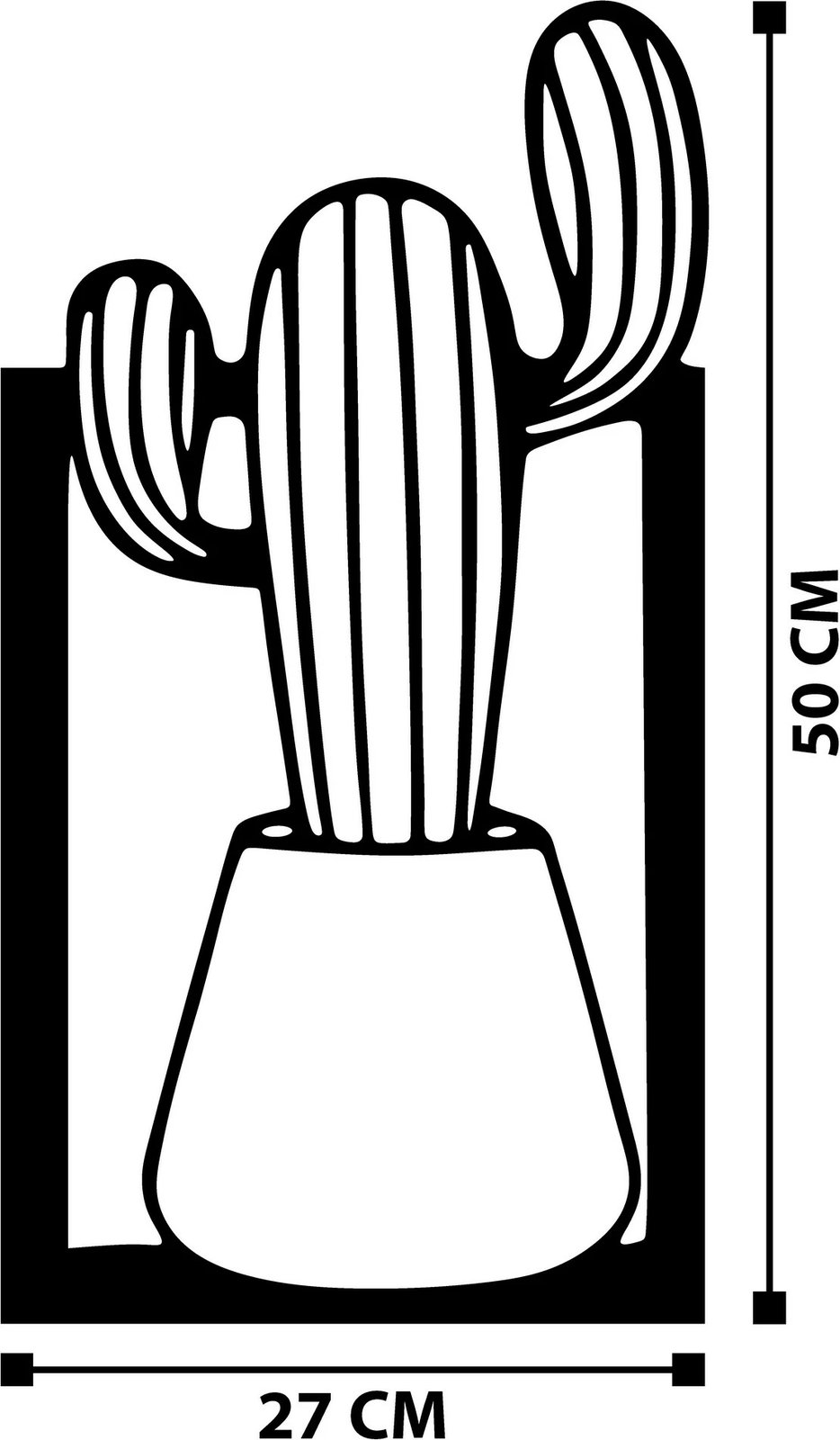 Aksesor dekorativ metalik për mur, Wallity, Mülhem, ngjyrë e zezë, 27x50cm