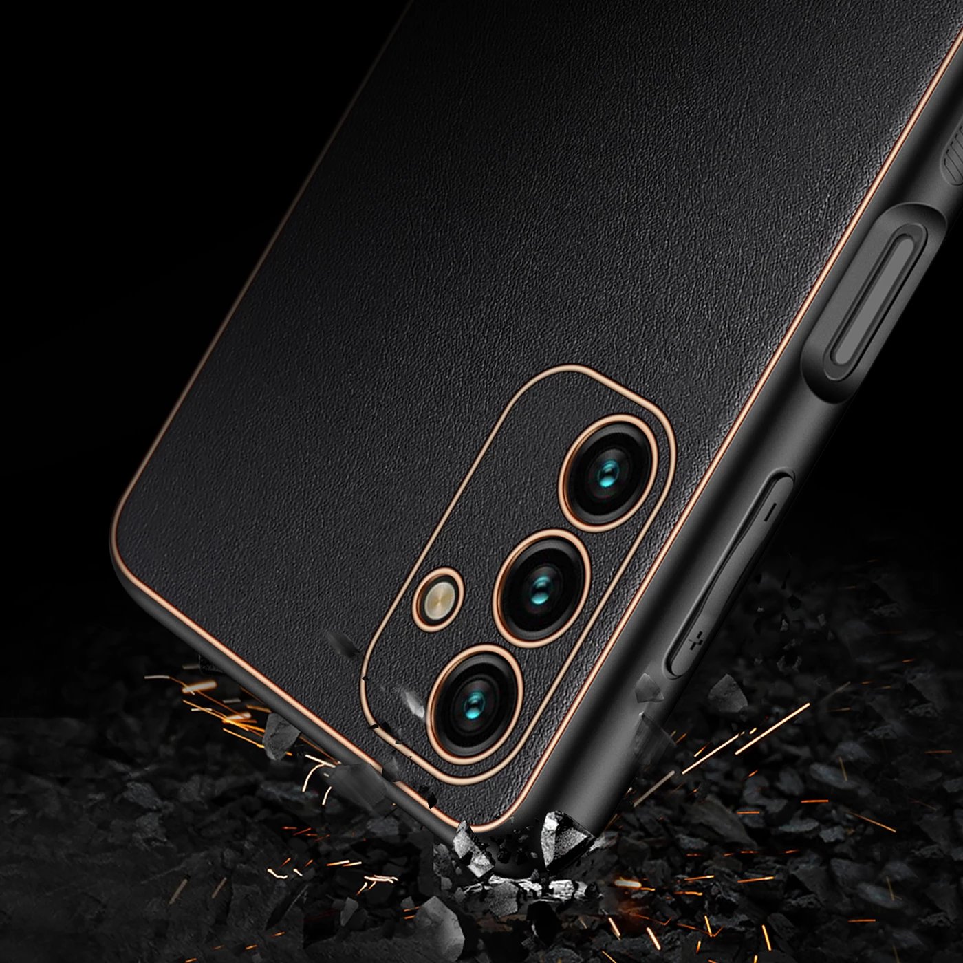 Mbështjellës Dux Ducis Yolo për Samsung Galaxy A13 5G, lëkurë ekologjike, i zi