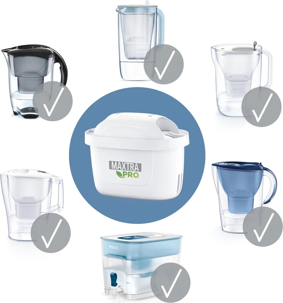 Filtrat e ujit për ujë të fortë Brita Maxtra Pro, 3+1 copë