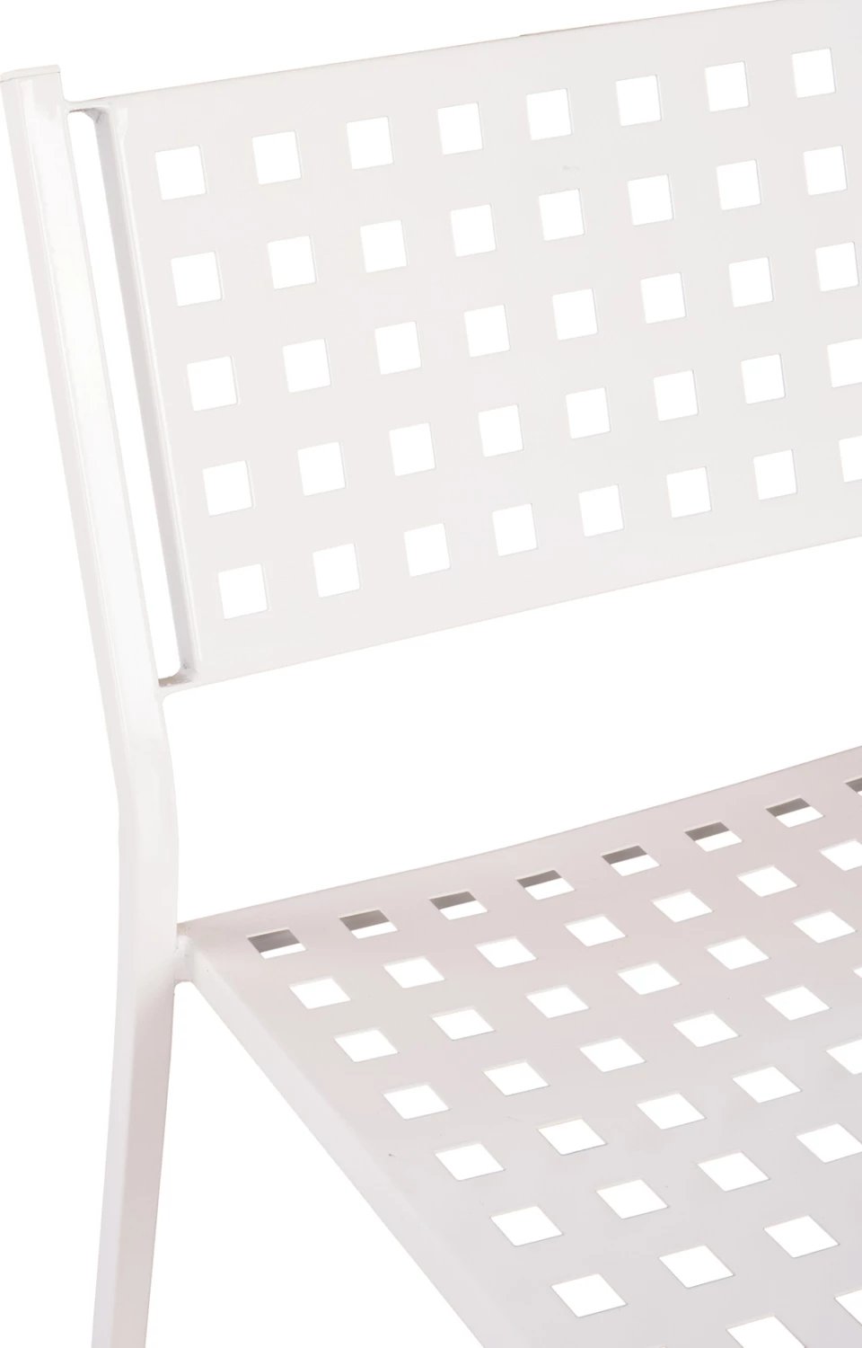 Karrige për bar Olympias Metalike FH5528.02 ngjyrë e bardhë 47x58x111 cm