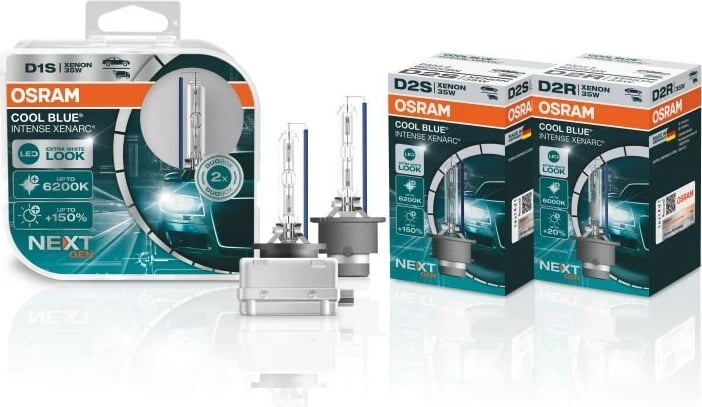 Fenerë xenon për vetura OSRAM XENARC COOL BLUE INTENSE D1S, 35 W, 2 copë